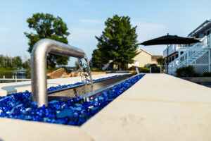 blue stone landscape design West Swanee